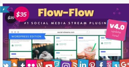 Flow-Flow v4.1.5–граббер контента из социальных сетей для WordPress-Скачать за 200